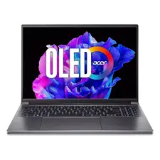 Laptop ACER Swift X 16, 16.0” Steel Gray (NX.KN8EU.001) / AMD Ryzen 5 7640HS / 16GB / 512GB SSD