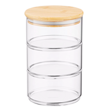 Set de containere Ardesto Midori AR1203CB, 3 buc, 400 ml, Transparent