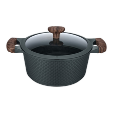 Cratiță RESTO 93903, 4,2L, 24cm, Negru