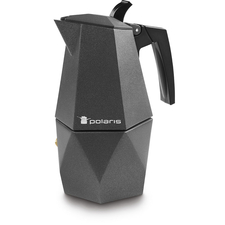 Cafetieră gheizer Polaris Kontur-4C, Negru