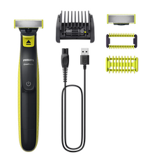 Trimmer pentru bărbați Philips OneBlade QP2824/20, Verde | Carbonic