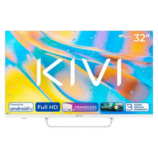 32" LED SMART TV KIVI 32F760QW, 1920x1080 FHD, Android TV, Alb
