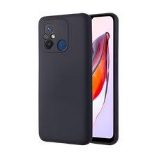 Husă Xcover Xiaomi Redmi 12C - Soft Touch (Microfiber), Negru