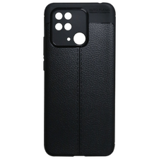 Husă Xcover Xiaomi RedMi 10C - Leather, Negru