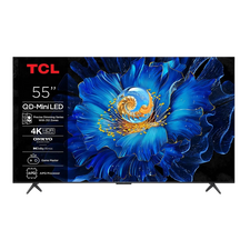 55" MiniLED SMART TV TCL 55C61KS, 3840x2160 4K UHD, Google TV, Negru