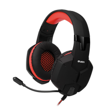 Căști gaming SVEN AP-G988MV, Cu fir, Negru/Roșu