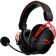 Căști gaming HyperX Cloud Alpha Wireless, Fără fir, Negru/Rosu
