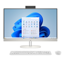 Computer All-in-One HP 24-cr2088ci, 24", Intel Core Ultra 5 225U, 16GB/512GB, Fără SO, Alb