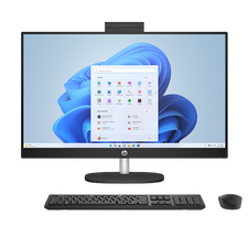 Computer All-in-One HP 27-cr0084ci, 27", AMD Ryzen 5 7520U, 16GB/512GB, Fără SO, Negru