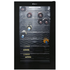 Dulap pentru vin Candy CWC 150 EM/NF, Negru