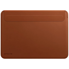 Husă pentru laptop Proove Leather Sleeve pentru MacBook, 16.2", Cafeniu