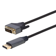Cablu Video Cablexpert CC-DPM-DVIM-4K-6, DisplayPort (M) - DVI-D (M), 1,8m, Negru