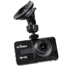 Cameră auto DVR Globex GE-112, Full-HD 1080P, Negru