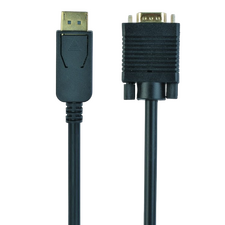 Cablu Video Cablexpert CCP-DPM-VGAM-6, DisplayPort (M) - VGA D-Sub (M), 1,8m, Negru