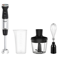 Blender de mână Tefal HB673830, Negru | Oțel inoxidabil