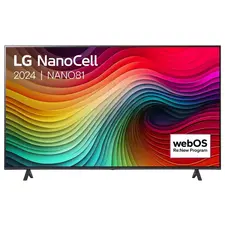 43" LED SMART TV LG 43NANO81T6A, Nanocell, 3840 x 2160, webOS, Black