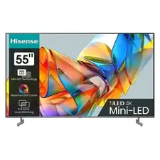55" LED SMART TV Hisense 55U6KQ, Mini LED 3840x2160, VIDAA OS, Gray
