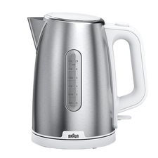 Fierbător electric Braun WK 1500 WH, Alb | Oţel inoxidabil