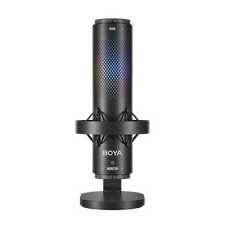 Microfon Gaming Boya K9, Cu fir, Negru