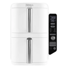 Friteuză cu aer cald Ninja Double Stack XL SL400EUWH, Alb
