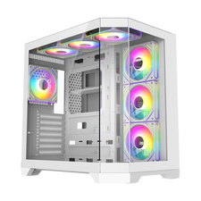 Компьютерный корпус Gamemax HYPE-A, Midi-Tower, Без блока питания, Белый