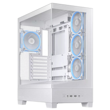 Carcasă PC ASUS A31 PLUS TG ARGB, Midi-Tower, Alb