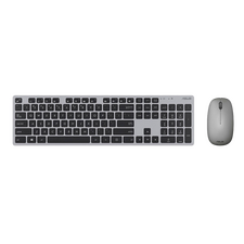 Set Tastatură + Mouse ASUS W5000, Fără fir, Gri