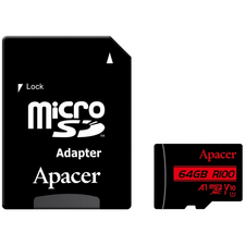 Card de Memorie Apacer microSDHC UHS-I U1 Class 10, 64GB