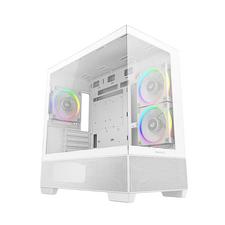 Компьютерный корпус Deepcool CG380 3F WH, Mini-Tower, Без блока питания, Белый