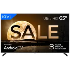 65" LED SMART TV KIVI 65U710QB, Real 4K, 3840x2160, Google TV, Black