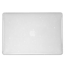 Husă pentru laptop Tech Protect Smartshell Macbook Air 13 (2022), 13", Policarbonat, Glitter Clear