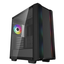 Компьютерный корпус Deepcool CC560  ARGB V2, Midi-Tower, Без блока питания, Чёрный