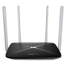 Router fără fir MERCUSYS AC12, Negru