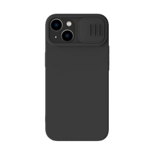 Husă Nillkin iPhone 14 Plus, CamShield Silky Silicone, Negru