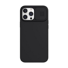 Husă Nillkin iPhone 13 Pro, CamShield Silky Magnetic Silicone, Elegant Black