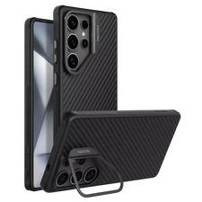 Husă Nillkin CarboProp Magnetic pentru Samsung Galaxy S25 Ultra, Negru