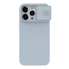 Husă Nillkin iPhone 15 Pro Max, CamShield Silky Silicone, Star-Gray