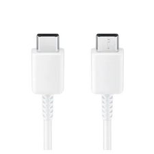 Cablu de încărcare Samsung EP-DA705BWRGRU, USB Type-C/USB Type-C, 1m, Alb