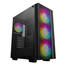 Компьютерный корпус Deepcool MATREXX 55 MESH V4, Midi-Tower, Без блока питания, Чёрный