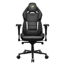 Игровое кресло Cougar Hotrod Royal, ПВХ Кожа, Черный/Золотой