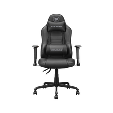 Игровое кресло Cougar Fusion S, ПВХ Кожа, Чёрный