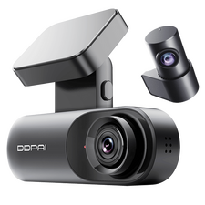 Set Dash Cam față și spate DDPAI N3 Pro GPS + Rear Cam RC1, Negru