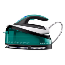 Fier de călcat cu generator de abur Polaris PSS7510K, 3000W, Verde | Alb