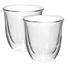 DeLonghi Set de pahare DeLongh DLSC300 90 ml, 2 buc, Transparent