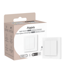 Comutator inteligent AQARA Light Switch H2, Alb