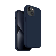 Carcasă Uniq Liquid Silicone Lino Marine pentru iPhone 14, albastru