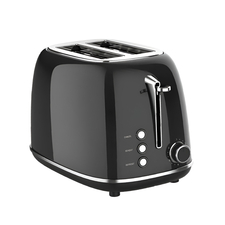 Toaster Retro, Inox, 800W, KSC-1542, Negru