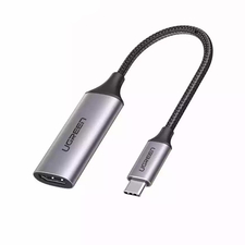 UGREEN Adapter Type-C 3.0 to HDMI V2.0 4K@60Hz Thunderbolt 3 Compatible | CM297, Space Gray
