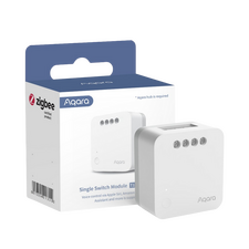 Releu Smart Power AQARA Single Switch Module T1, No Neutral, Alb