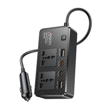 Yesido Invertor auto 12V 200W Max 1*AC220v 1*200W 2*USB-A 2*Type-C, negru